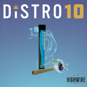Distro 10  Blue Razzberry Injected Preroll 1.2g