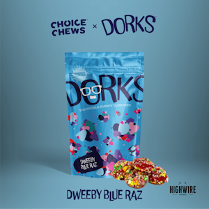 CHOICE - Dorks Gummies Dweeby Blue Raz 200mg (Sativa)