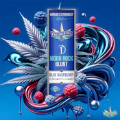 Blue Raspberry (I) 1pk x 1.5g - Moonrock Infused Blunt - Preroll - Presidential