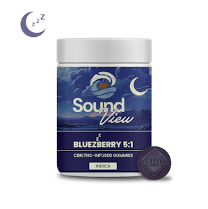SOUNDVIEW - SoundView Bluezberry 5:1 CBN Gummies T92.8mg C515.6mg I 00069