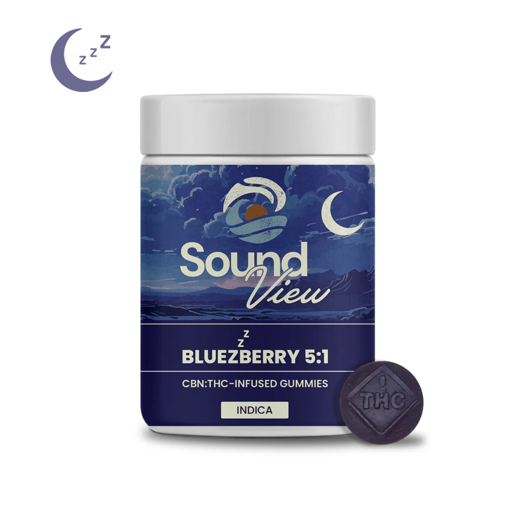 SoundView - SoundView Bluezberry 5:1 CBN Gummies T92.8mg C515.6mg I 00069 Main Image