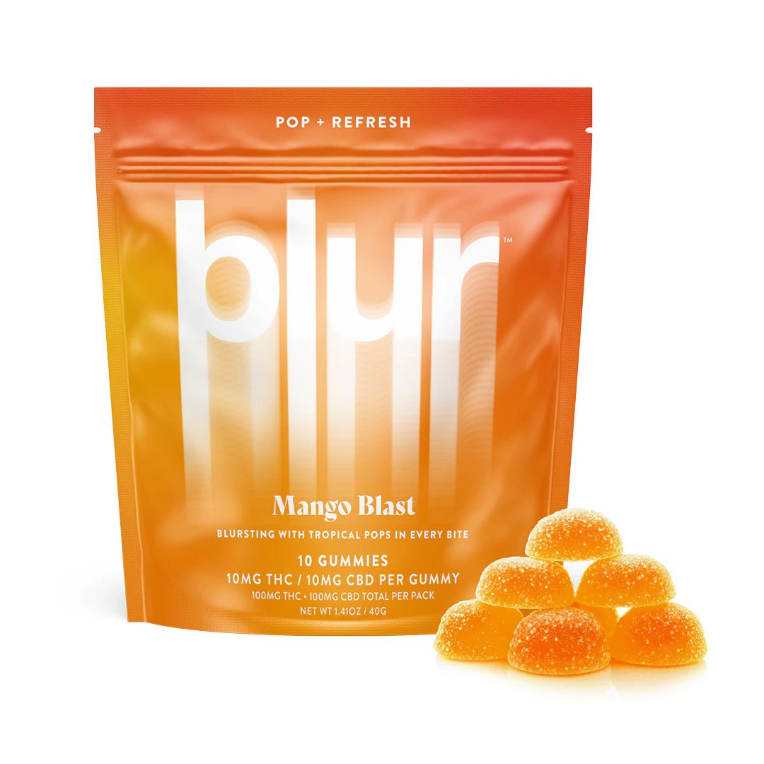 BLUR - Blur Mango Blast Gummies 10 pack 100mgs Main Image
