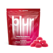 Blur Wild Strawblurry Gummies 10 pack 100mgs