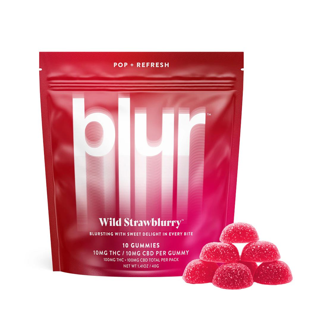 BLUR - Blur Wild Strawblurry Gummies 10 pack 100mgs Main Image