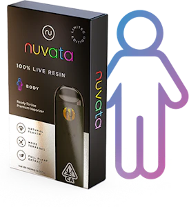 NUVATA - Nuvata | Live Resin Disposable Pen | Kush Cake (Body) | .5g