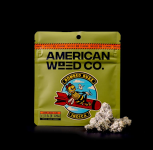 American Weed Co. - AMERICAN WEED CO: Bombed Buzz High THC Infused Flower 3.5g (I)