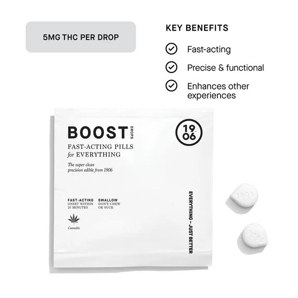 1906 - 1906 | Edible | Boost Drops | 2-pack | 10mg Main Image