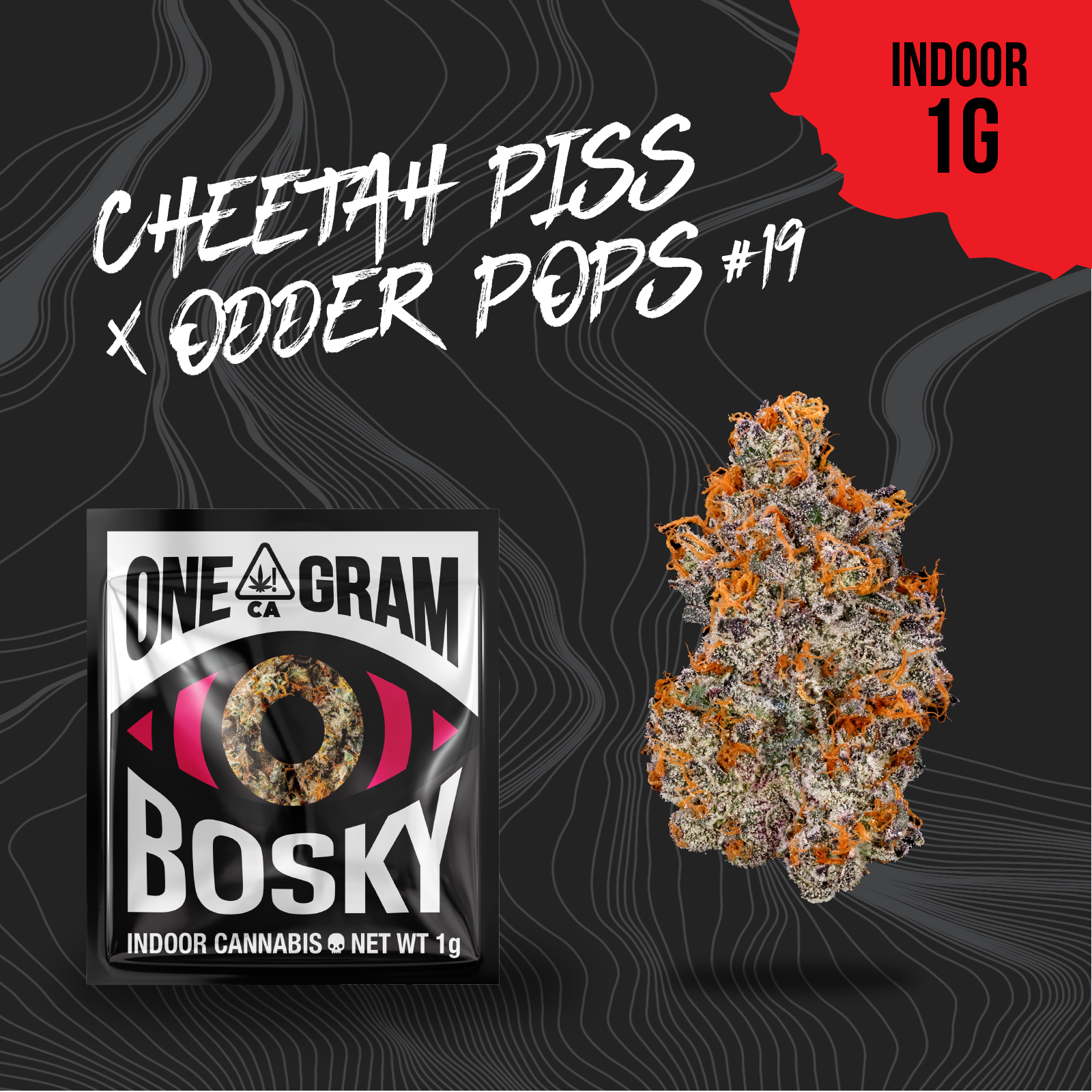Bosky | Cheetah Piss x Odder Popz #19 | 1g
