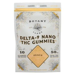 Botany Farms - Botany Farms | Nano 5mg THC Gummies | Peach