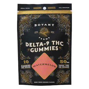 Botany Farms - Botany Farms | 5mg THC + 5mg CBD Gummies | Watermelon