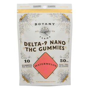 Botany Farms - Botany Farms | Nano 5mg THC Gummies | Watermelon 