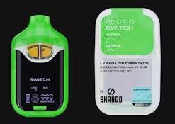 BOUTIQ - 1g Liquid Live Diamonds AIO Switch Dual Tank - Lime Z x Kiwi