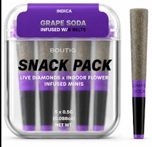 Grape Soda x Rainbow Belts Diamond Infused 5 Pack 2.5G