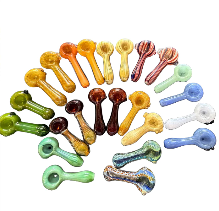 Box O - Medium Hand Pipes - Assorted Colors Main Image