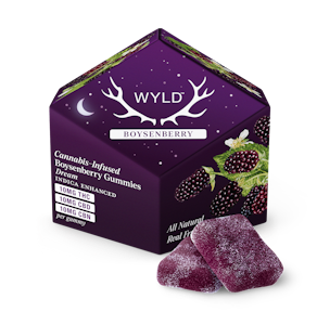 WYLD - Wyld -  100mg ea 1:1:1 THC:CBD:CBN (Boysenberry-Indica)