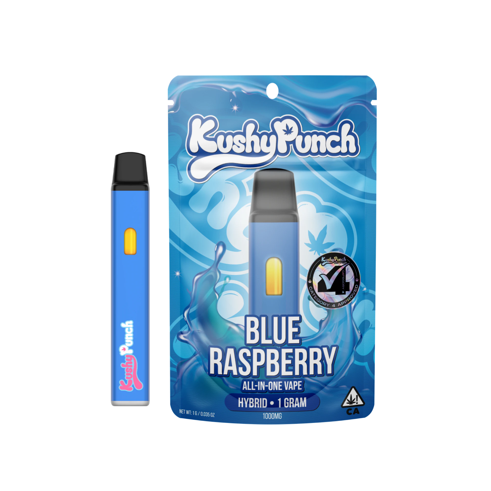 Kushy Punch - Kushy Punch All-in-One 1g Blue Raspberry Main Image