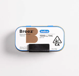 Breez - Breez Extra-Strength Tablets INDICA (50x20mg) 1000mg