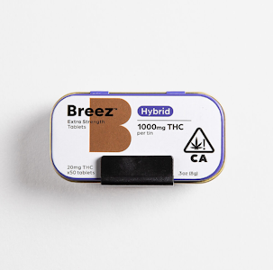 BREEZ - Breez Extra-Strength Tablets HYBRID (50x20mg) 1000mg
