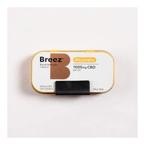 Breez | Recovery | CBD Tablet Tin | 40mg