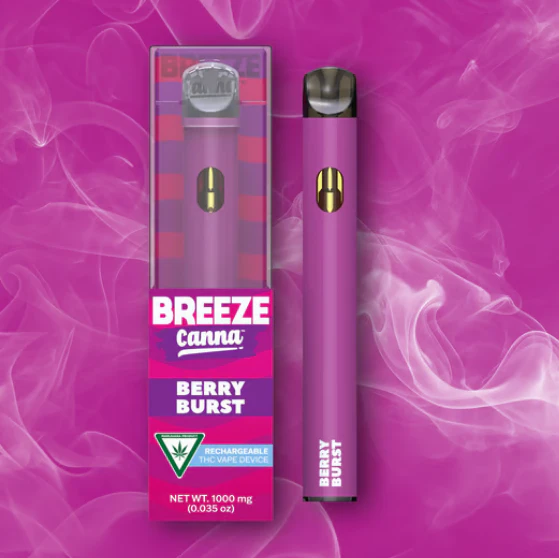 Breeze Canna - Berry Burst Rechargeable Vape - 1g Main Image
