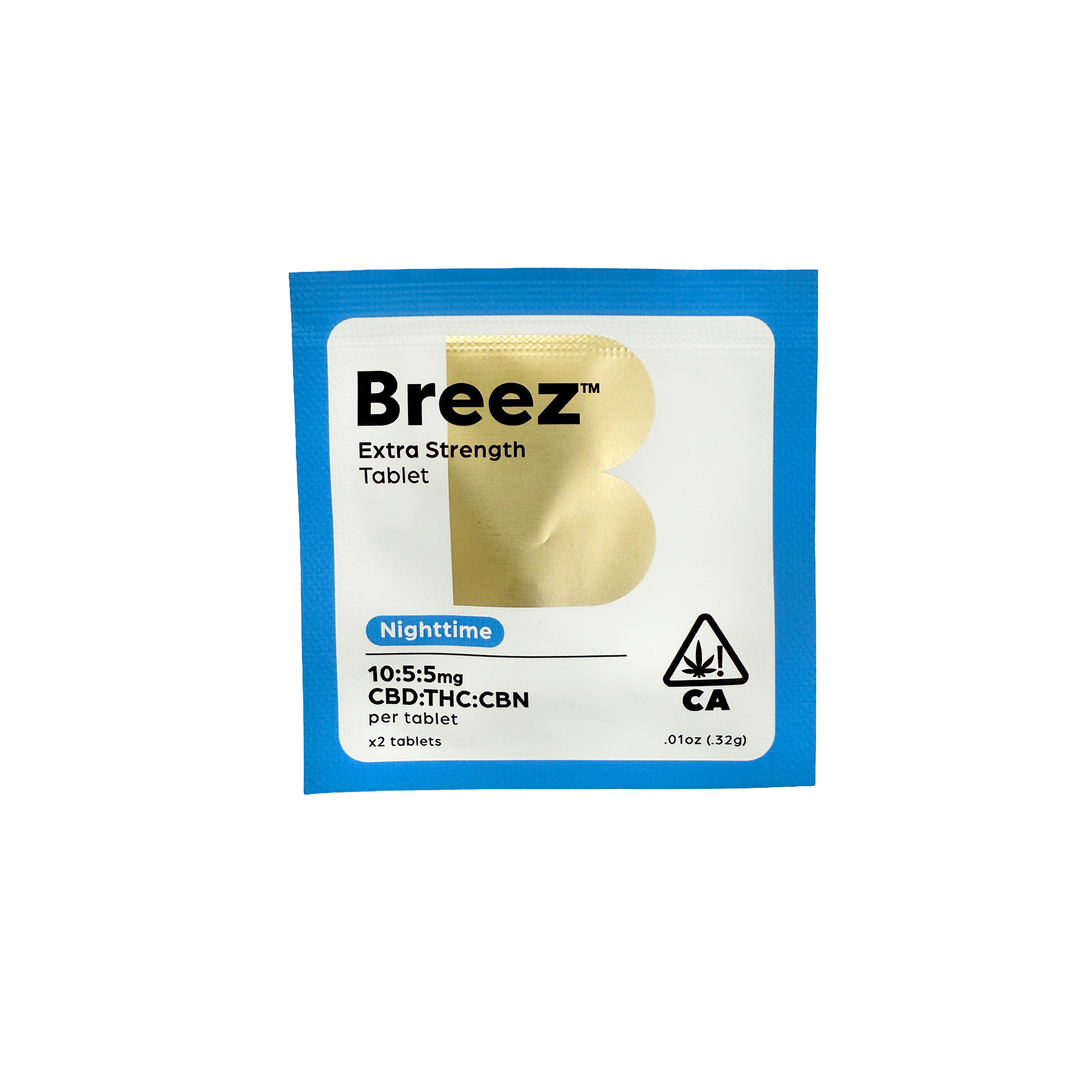 Breez Extra Strength Tablet Nighttime 2:1:1 CBD:THC:CBN 40mg