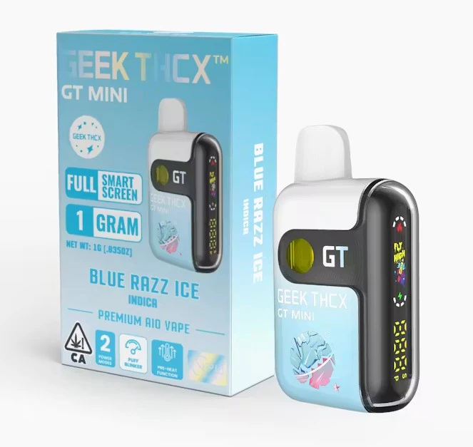 Geek Thcx - GEEK THCX | Blue Razz Ice | Disposable | 1g Main Image