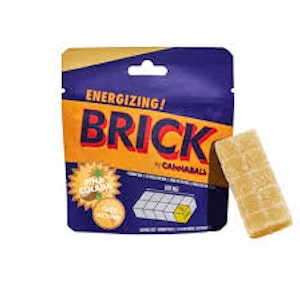 CANNABALS - Pina Colada | 2:1 THC:THCv | Gummies | 10pc/100mg (BRICK by Cannabals)