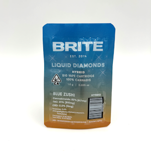 BRITE LABS - Brite Labs - Blue Zushi Liquid Diamond Cartridge 1g