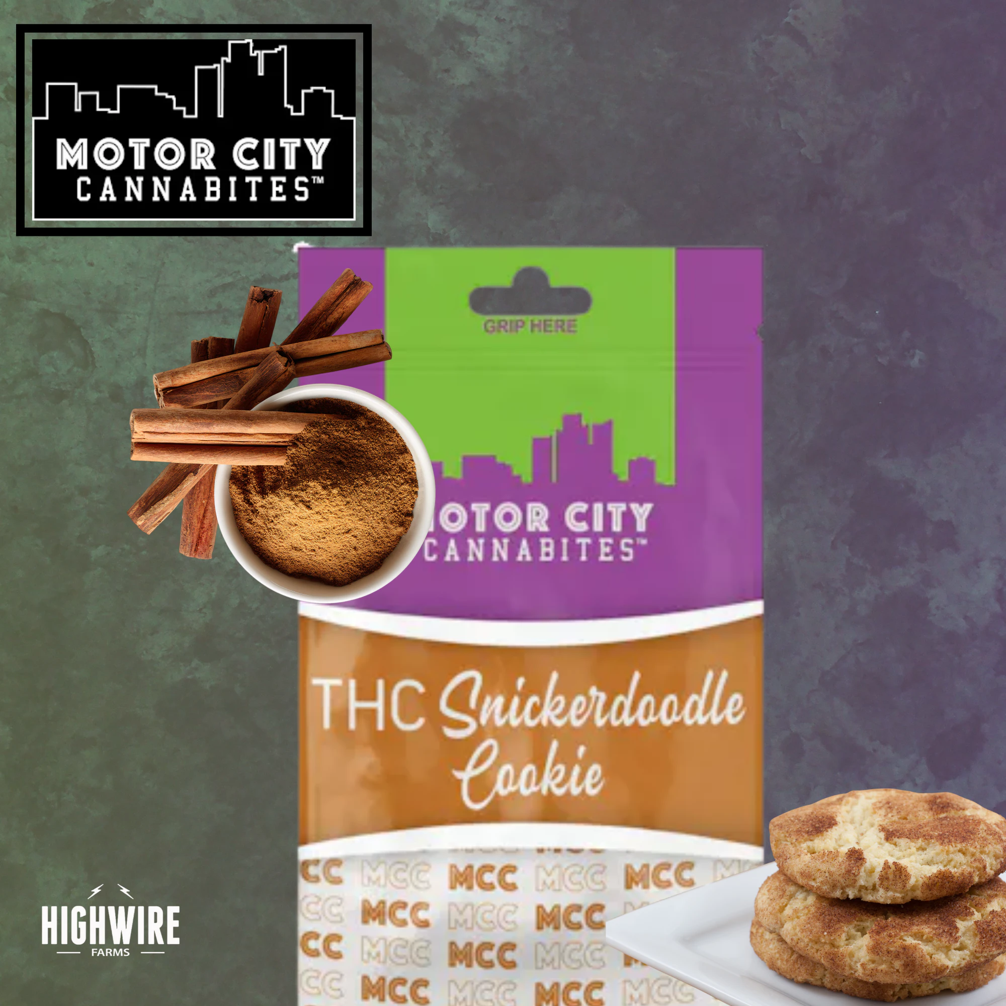 Motor City Cannabites - Motor City Cannabites Snickerdoodle Cookies 200mg Main Image