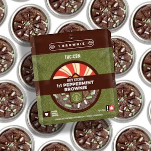 HAPY KITCHEN - Peppermint Brownie, 1:1 THC:CBN