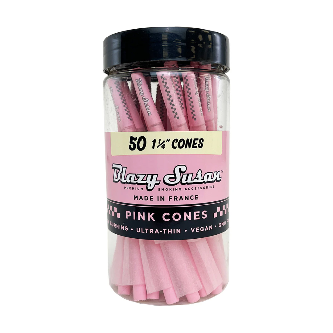 Blazy Susan - CONE 50 PACK - PINK 1 1/4 CLASSIC - BLAZY SUSAN Main Image