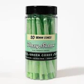 Blazy Susan - 1.25" 6 Pack Green Cones