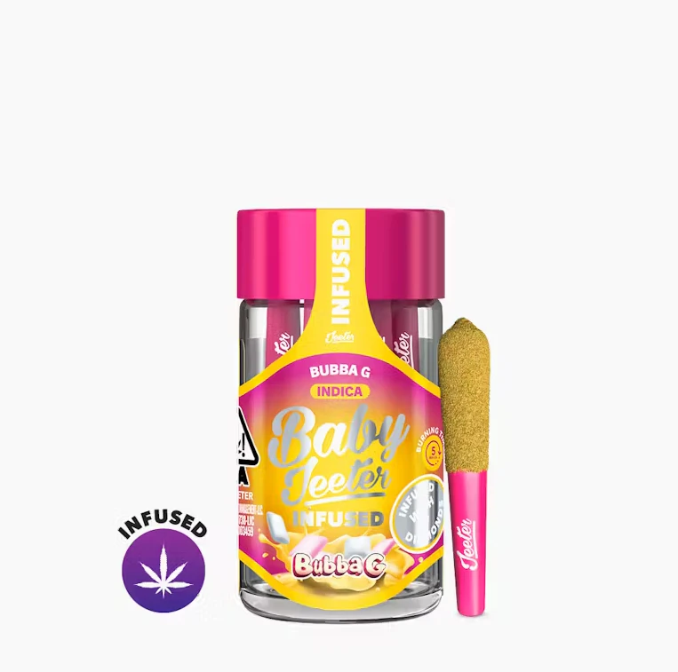 Jeeter - Jeeter - Pre Roll Pack - Infused Baby Jeeter - Indica - Bubba G - (2.5g total) 5 Pack Main Image