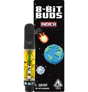 8 BIT BUDS - Bubba Kush - Rosin Infused - Cart - 1g