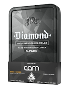 CAM: Bubbas Girl | Hybrid - Diamond THCA-Infused Pre-Rolls - 2.5G 5-Pack