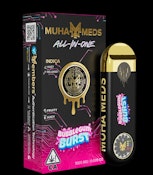 Muha Meds - Bubblegum Burst - 1g Distillate All In One Vape