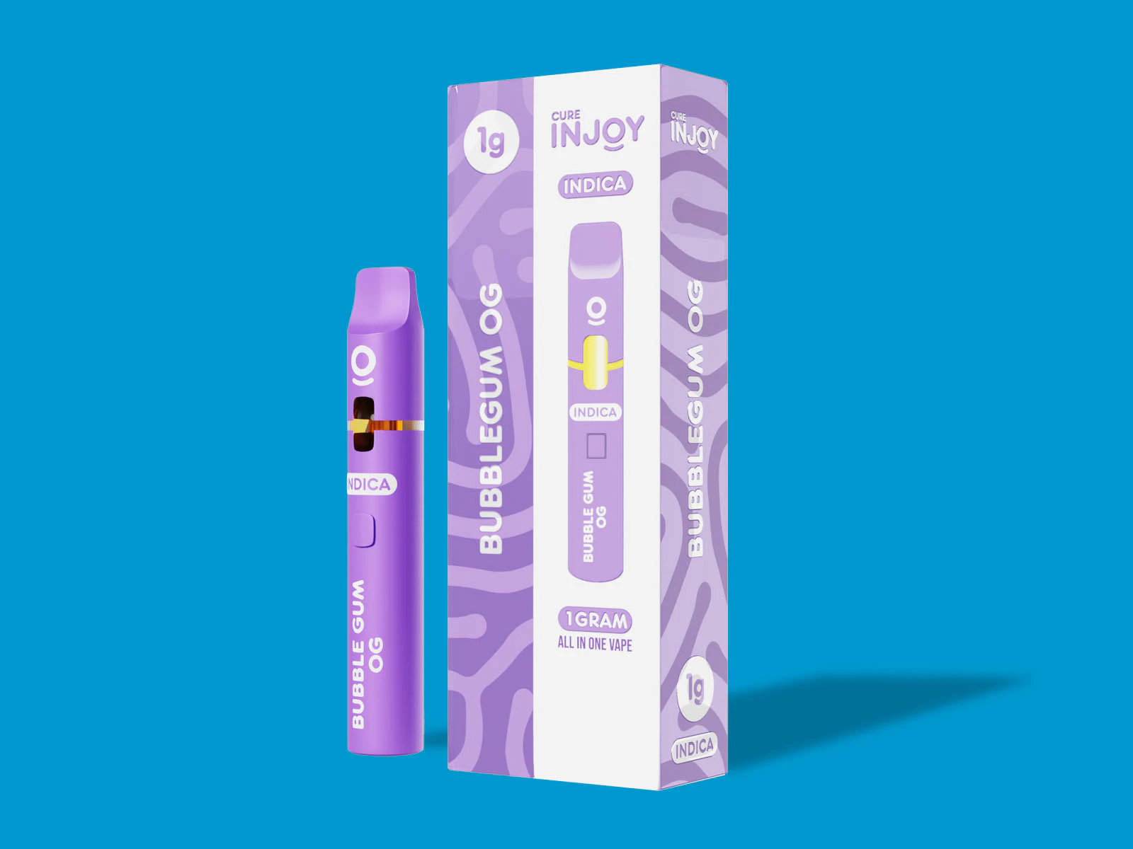 Cure Injoy - Cure Injoy - Bubblegum OG - 1g All-In-One Vape Main Image