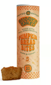 Bubby's Baked Goods - Pumpkin Bread 5pk Bites - 100mg
