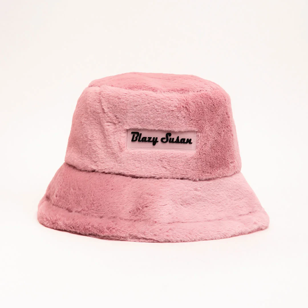 Blazy Susan - Fuzzy Bucket Hat Pink Main Image
