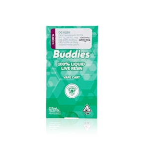 BUDDIES - Vape Pen - OG Kush - Live Resin - 1G