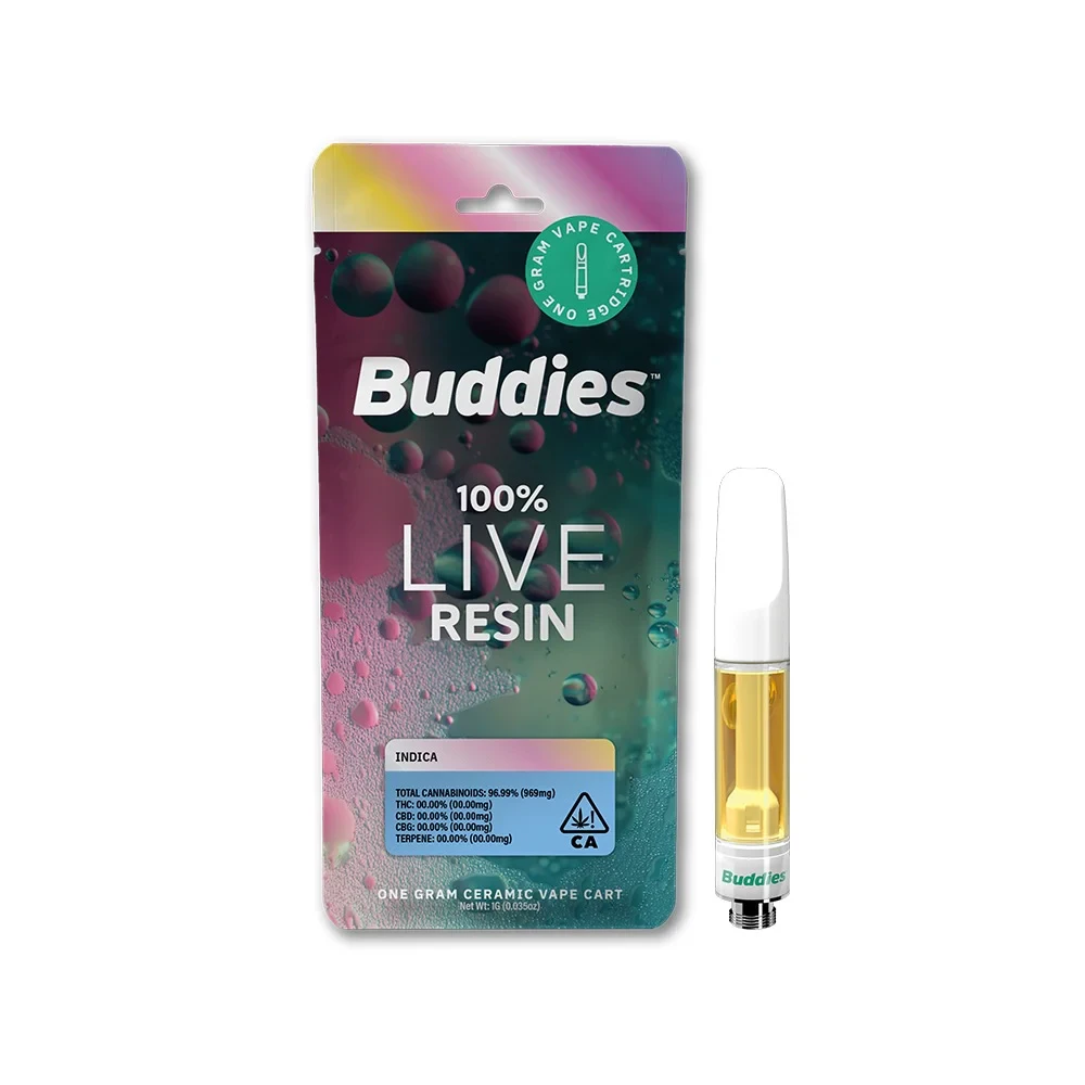 Buddies Brand - Buddies - 1g Live Resin Cart - Tahoe OG Main Image