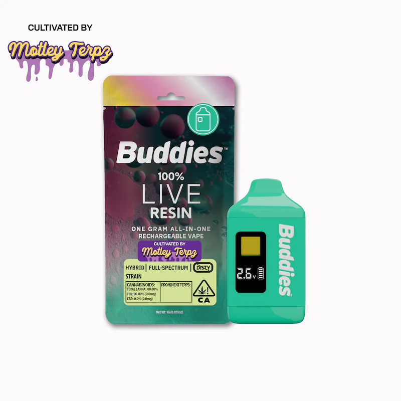 Buddies Brand - AIO - PALM - Froze (Live Resin) - 1g (H) - Buddies Main Image