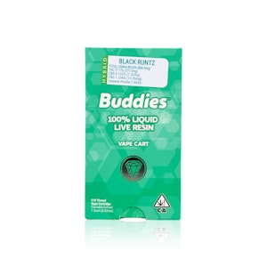 BUDDIES - BUDDIES - Cartridge - Black Runtz - Liquid Live Resin - 1G