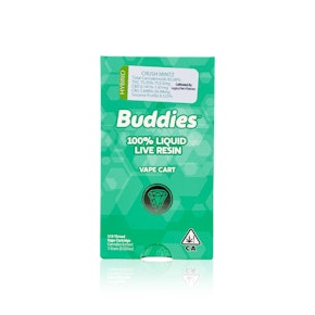 BUDDIES - Vape Pen - Crush Mintz - Liquid Live Resin - 1G