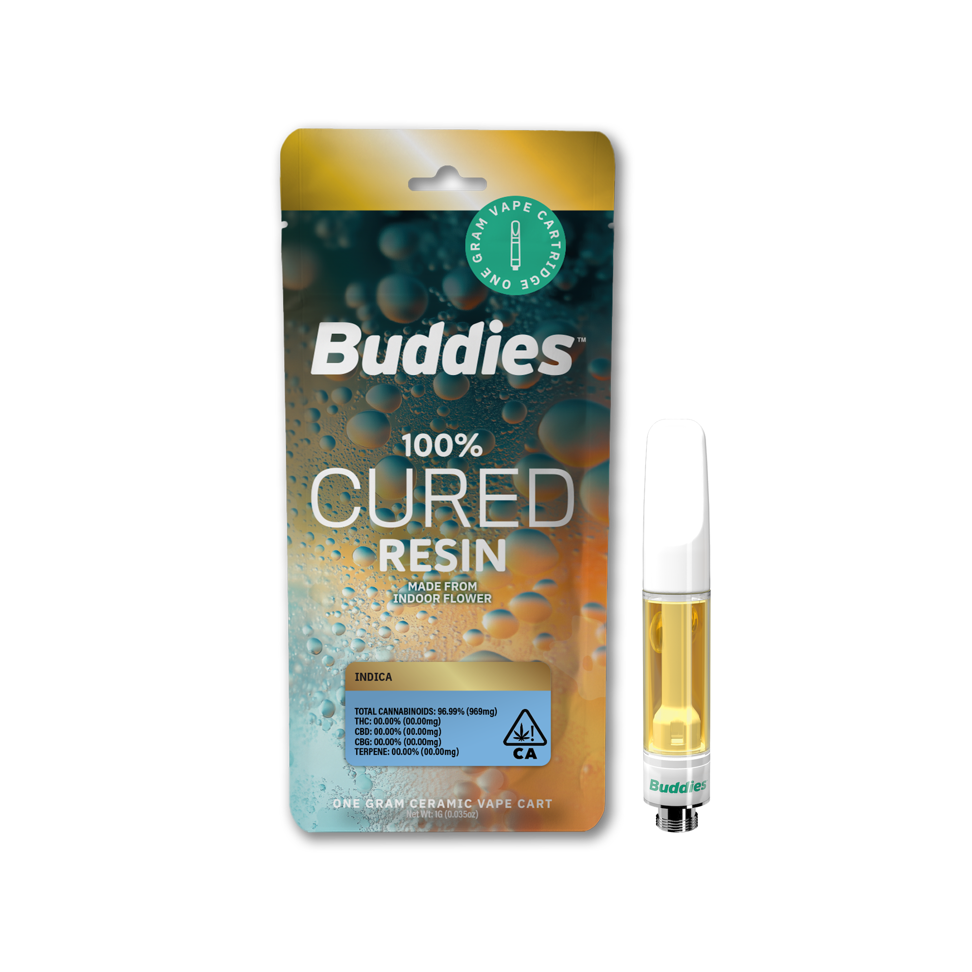 Buddies x Wicked Gardens | Blue Waffles | Cured Resin | Cartridge