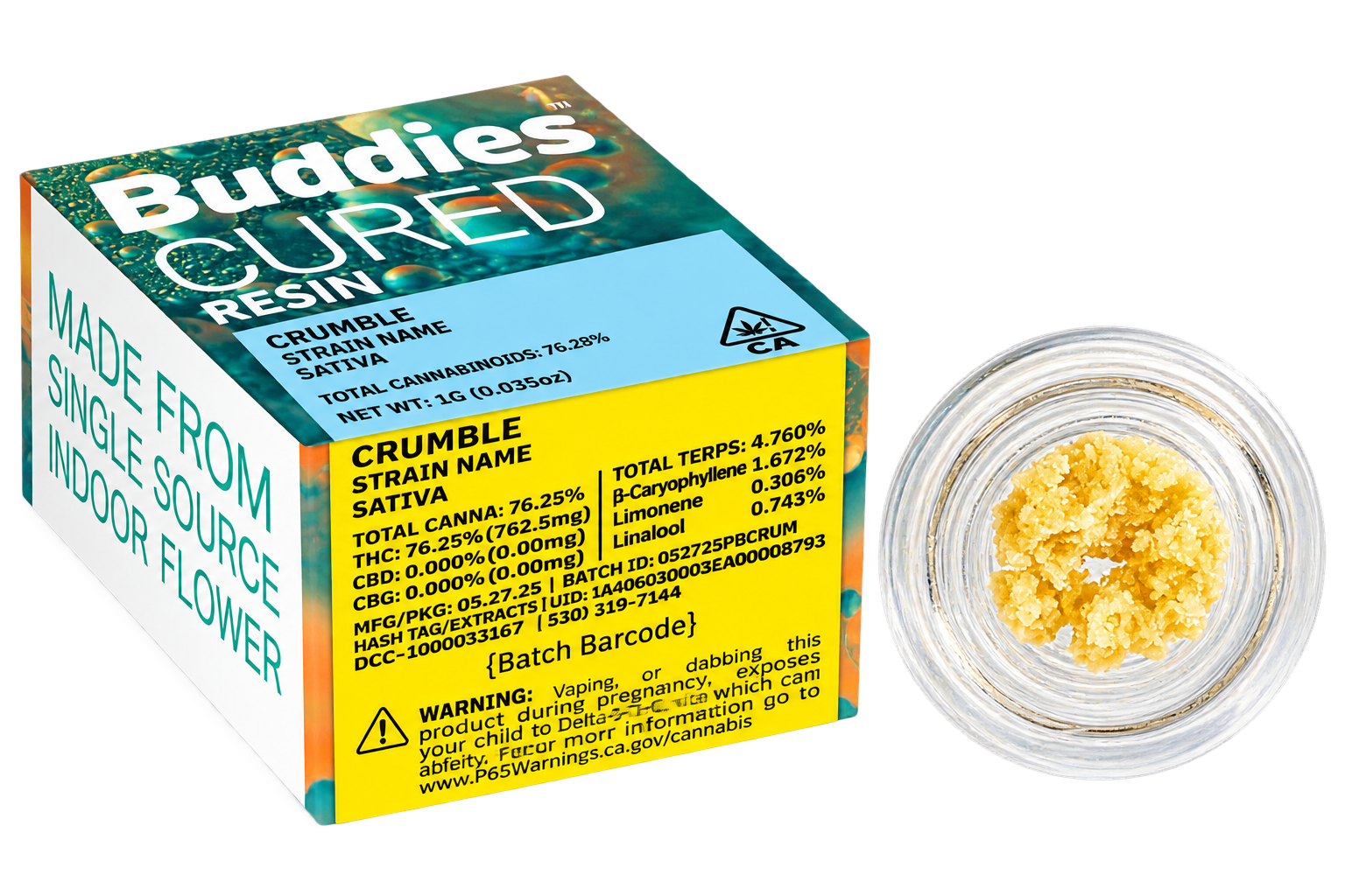 Buddies | Vortex | Cured Resin Crumble