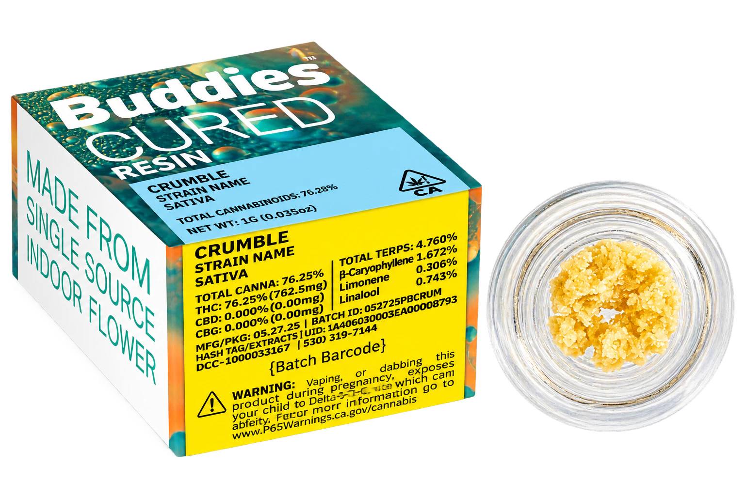 Buddies Brand - Buddies | Vortex | Cured Resin Crumble Main Image