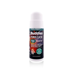 BUDDIES - Topical - Fire & Ice - THC Rich - 3oz Roll On - 1000MG