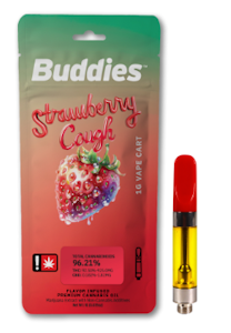 Buddies - Strawberry Cough, Flavored Distillate, 1g