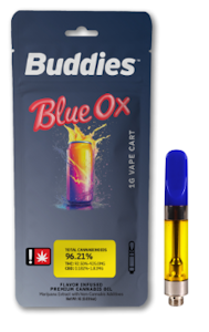 Buddies - Blue Ox, Flavored Distillate, 1g